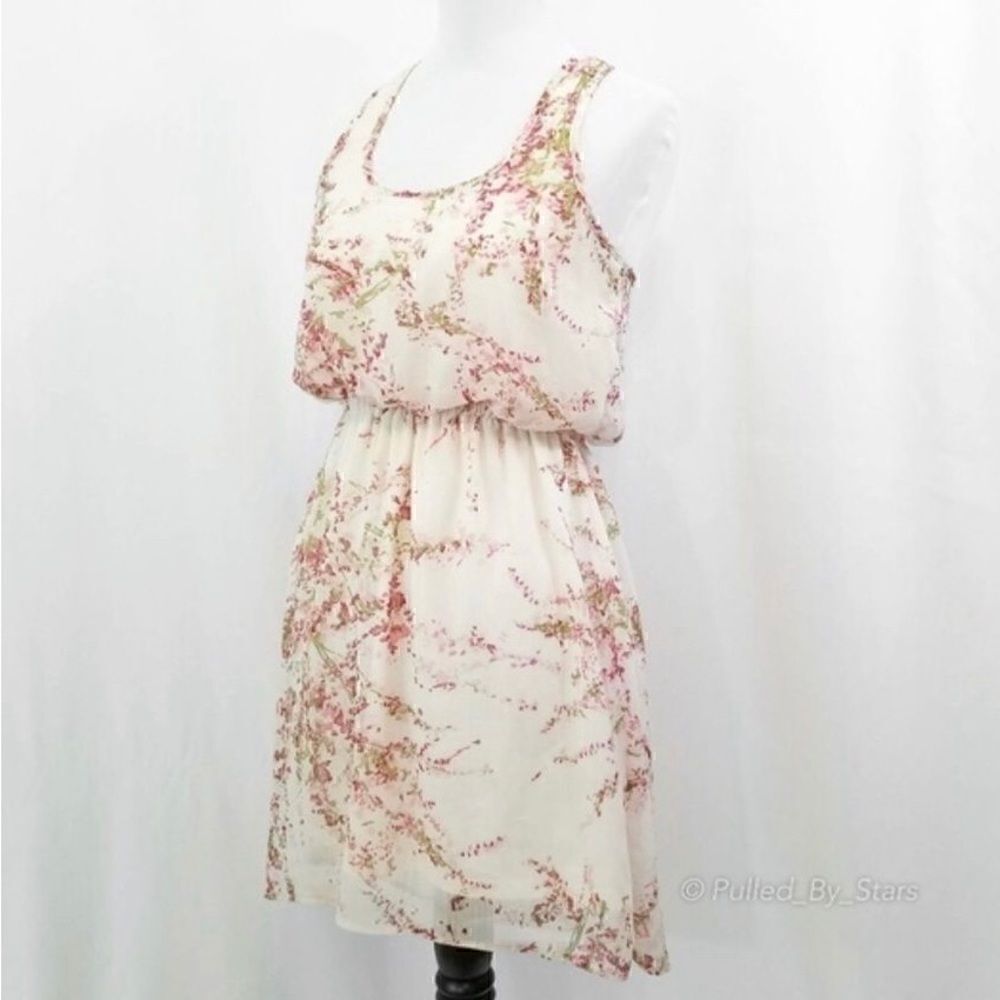 DELiA*s Racerback high/low Draped 90’s Chiffon Dress Medium softgirl flowercore